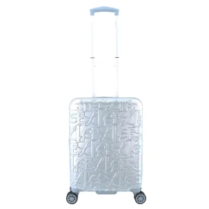 ELLE Handbagage Koffer / Trolley / Reiskoffer - 55x38x20cm - Alors - Zilver